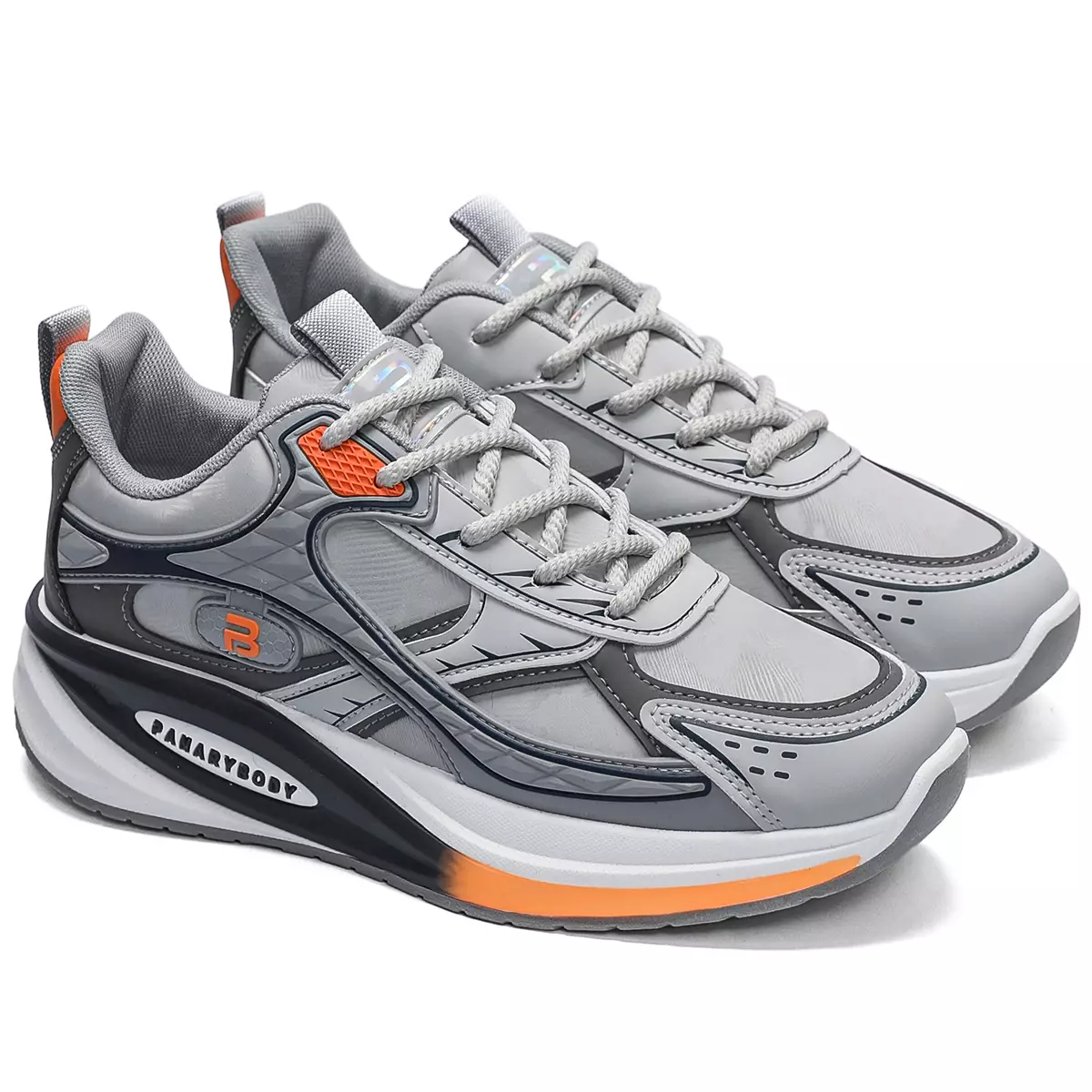 Sepatu Olahraga Pria Sporty Sneakers Cowok Sekolah Running Gym QNR30