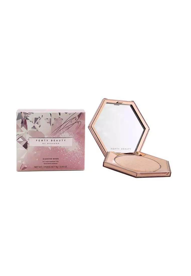 Fenty Beauty By Rihanna - Diamond Bomb All Over Diamond Veil - # Rose Rave (Pure Pink & Gold Sparkle) 8g/0.28oz