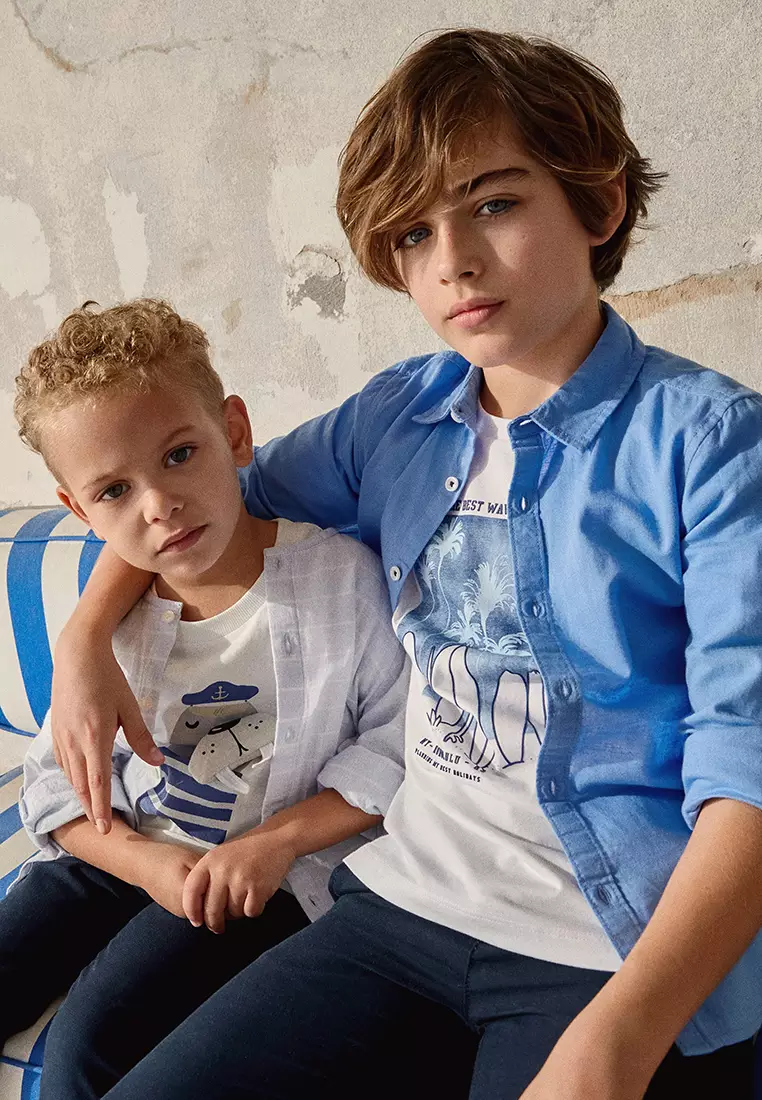 Striped Cotton Linen Shirt