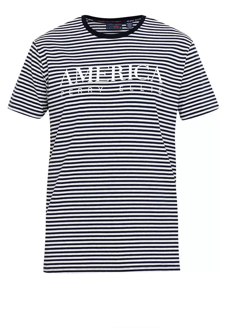 Round Neck Knit Pea T-Shirt