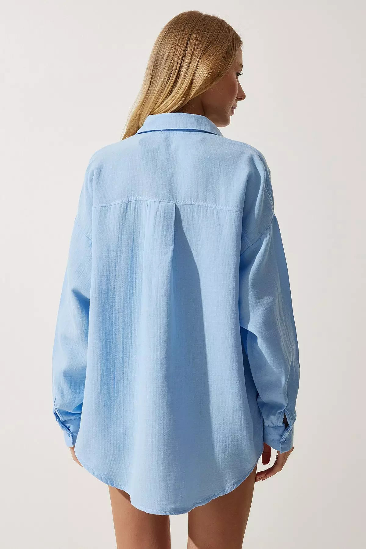 Cotton Oversized Woven Shirt