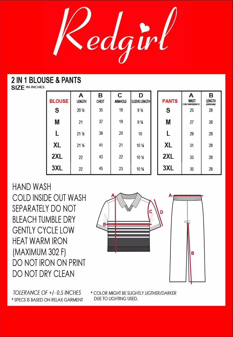 Knitted Short Sleeve Blouse/Pants