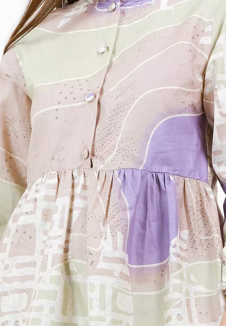 Aleeya Tunic Batik Katun Wanita