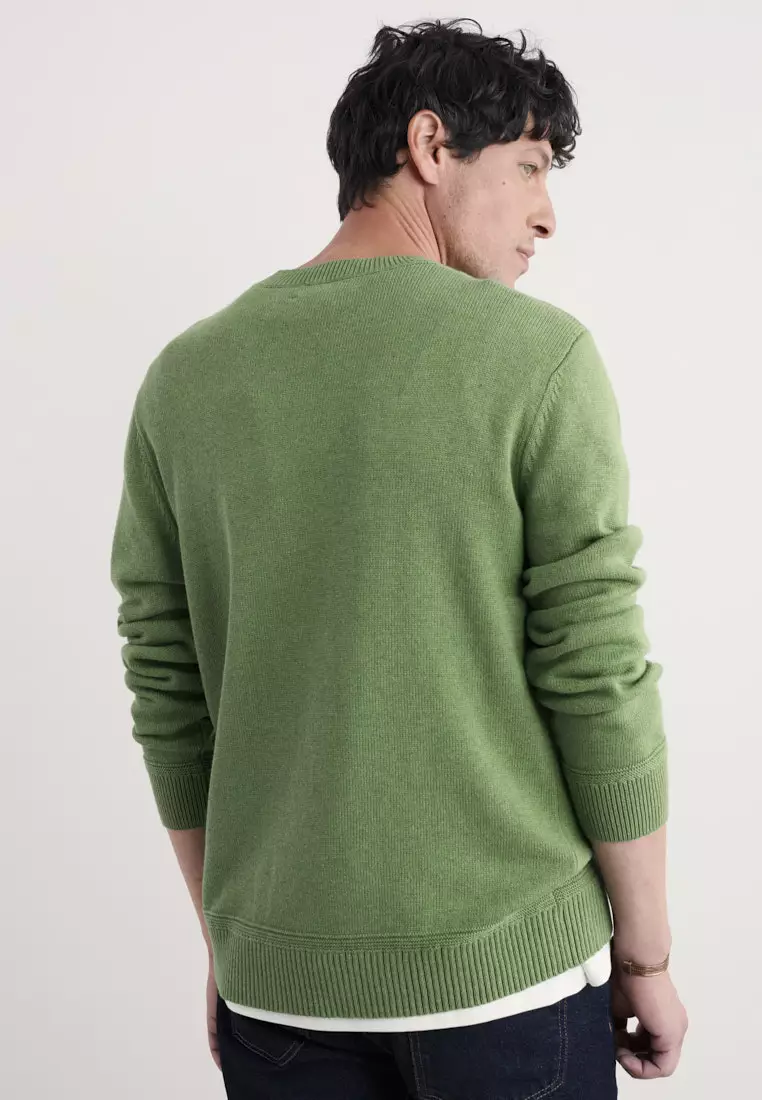 Seasalt Cornwall Green Moorstone Jumper