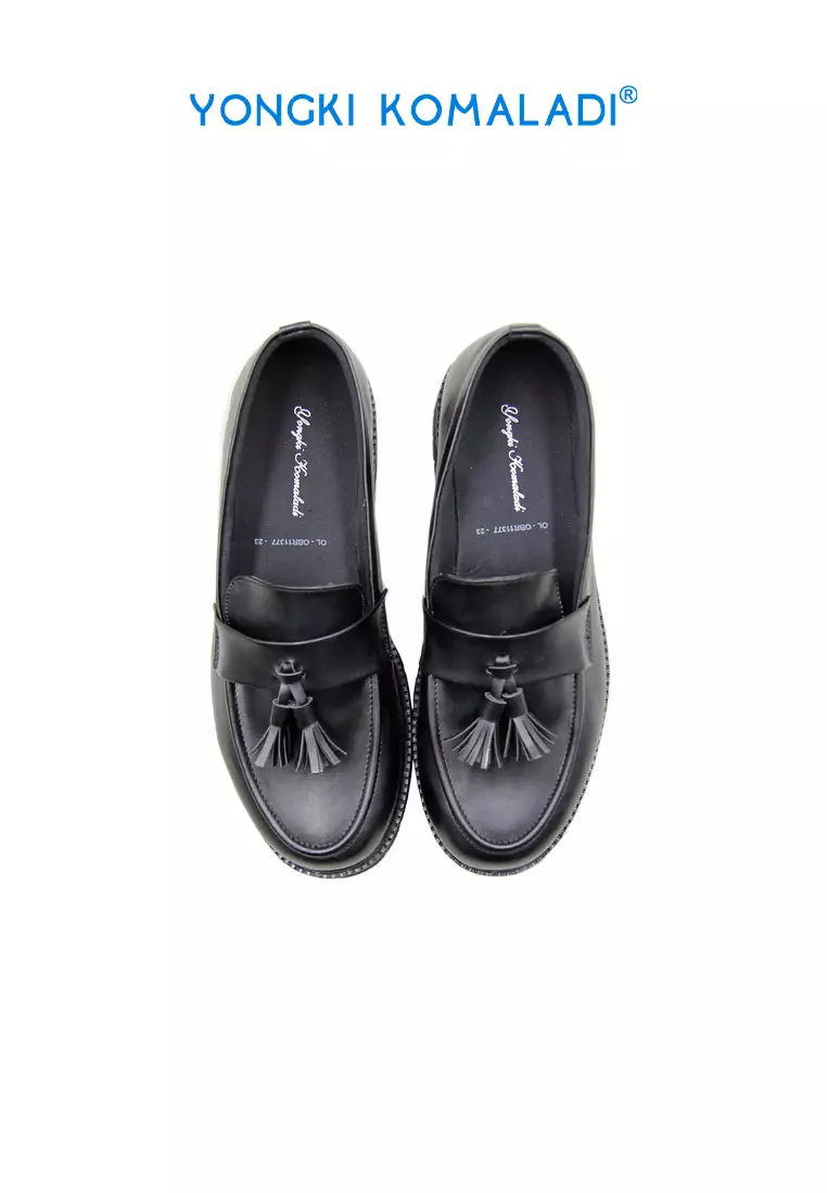 [ ORIGINAL ] YONGKI KOMALADI LOAFERS OL-OBR11377-23 HITAM