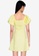 ZALORA BASICS yellow Puff Sleeve Mini Dress 236ADAAE74D6EFGS_2