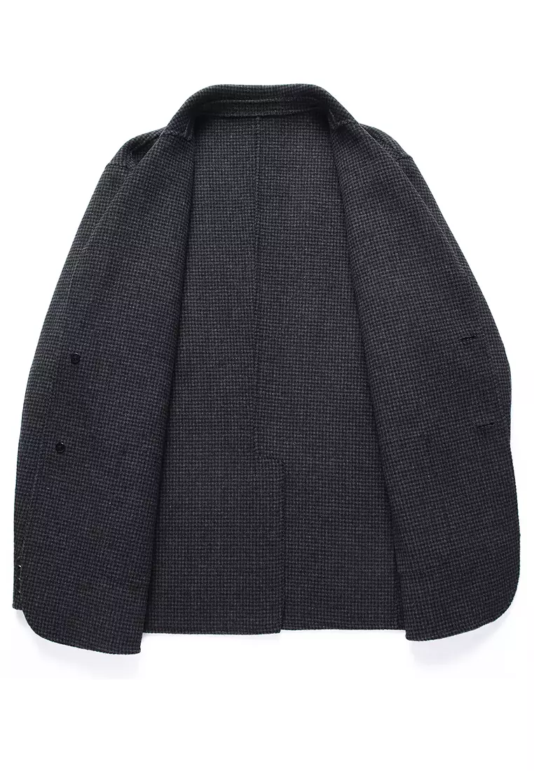 Casual Slim Wooled Suit 8819