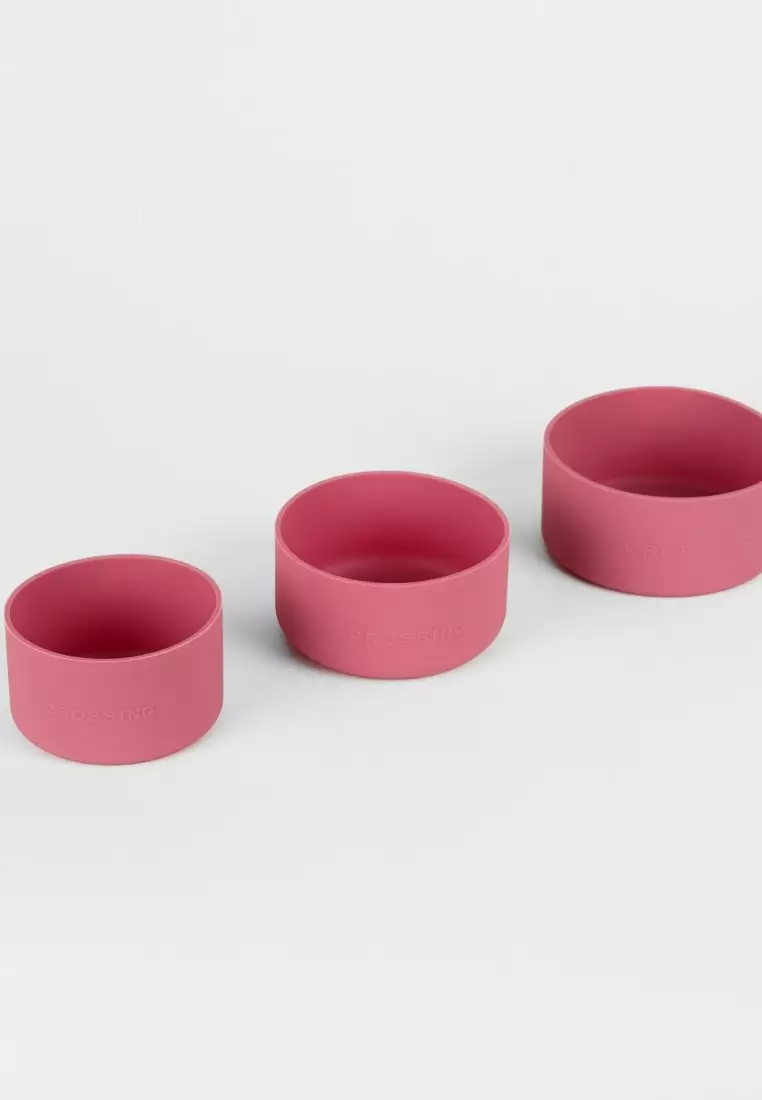 Crossing Silicone Water Bottle Boot - Fits Diameter 7-7.5cm (550ml) Blistered Pack - Pink