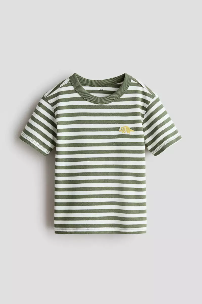 Embroidery-detail T-shirt