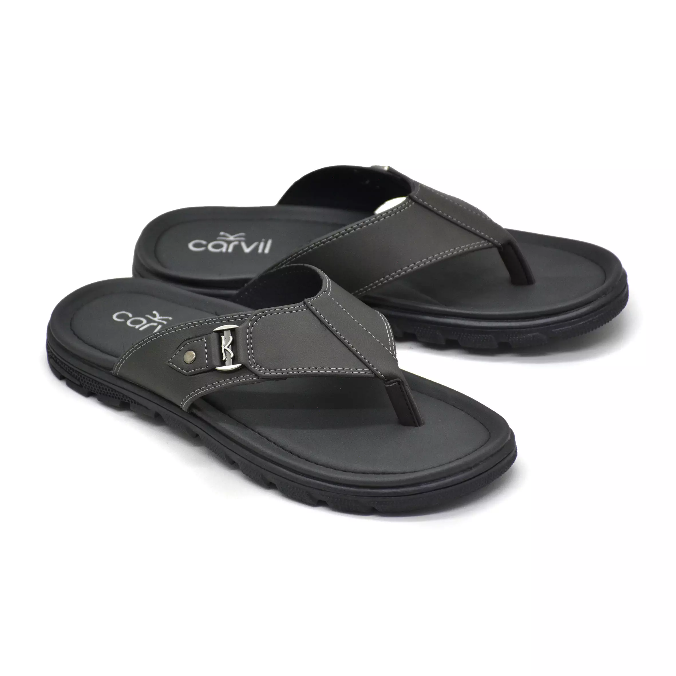 Carvil Sandal Pria Durham-01 M Black