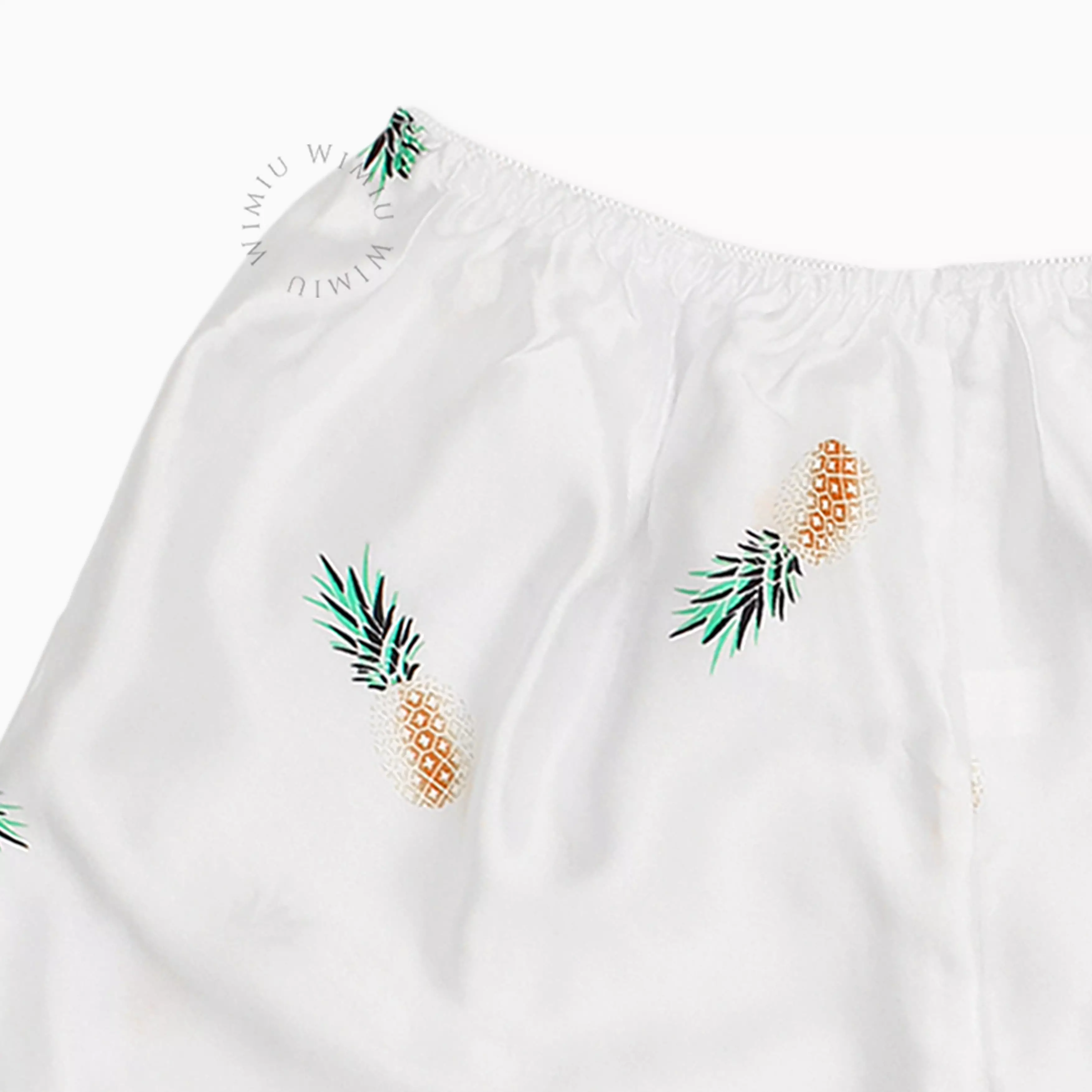 WIMIU Celana Pendek Satin Celana Rumah Wanita Santai Casual Shorts Short Pants