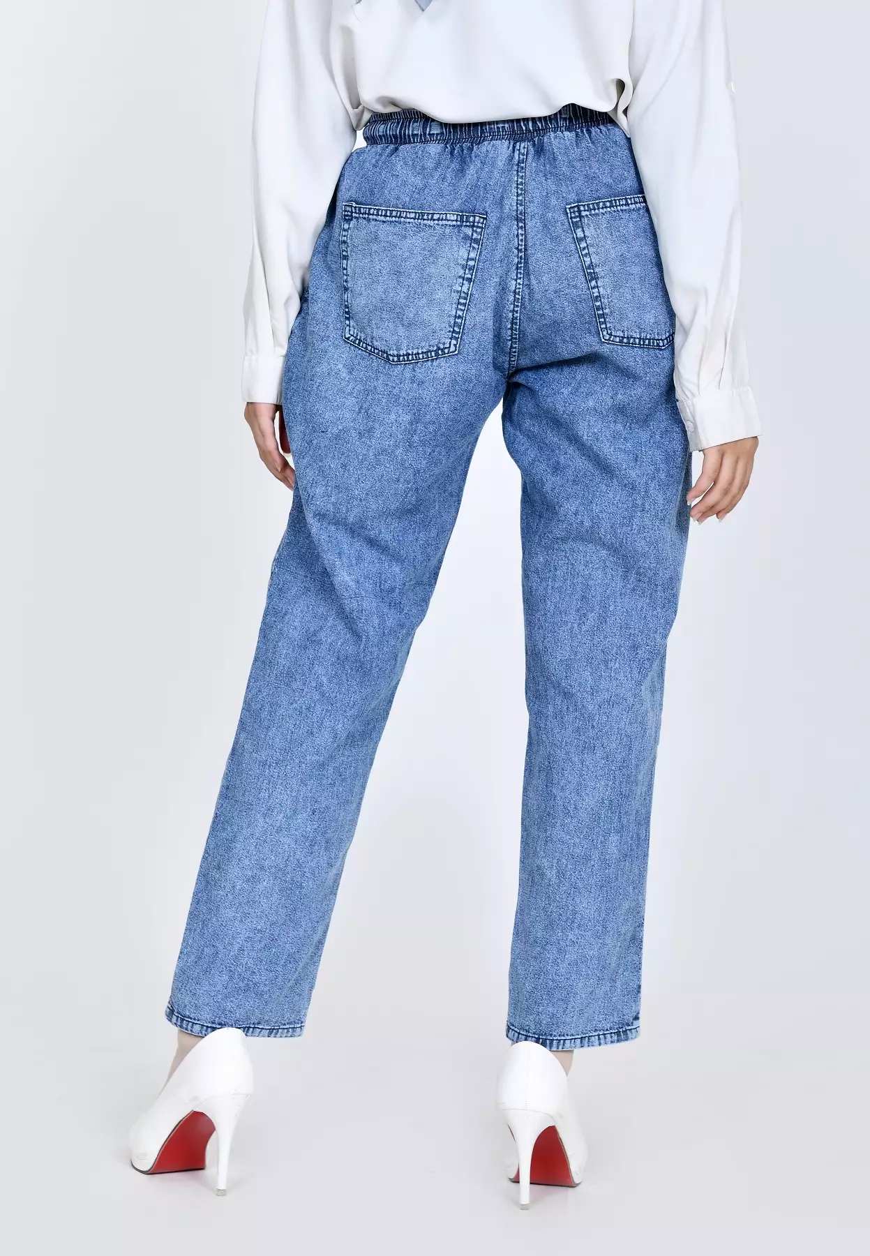 Denim Daily Pants - Snow Blue