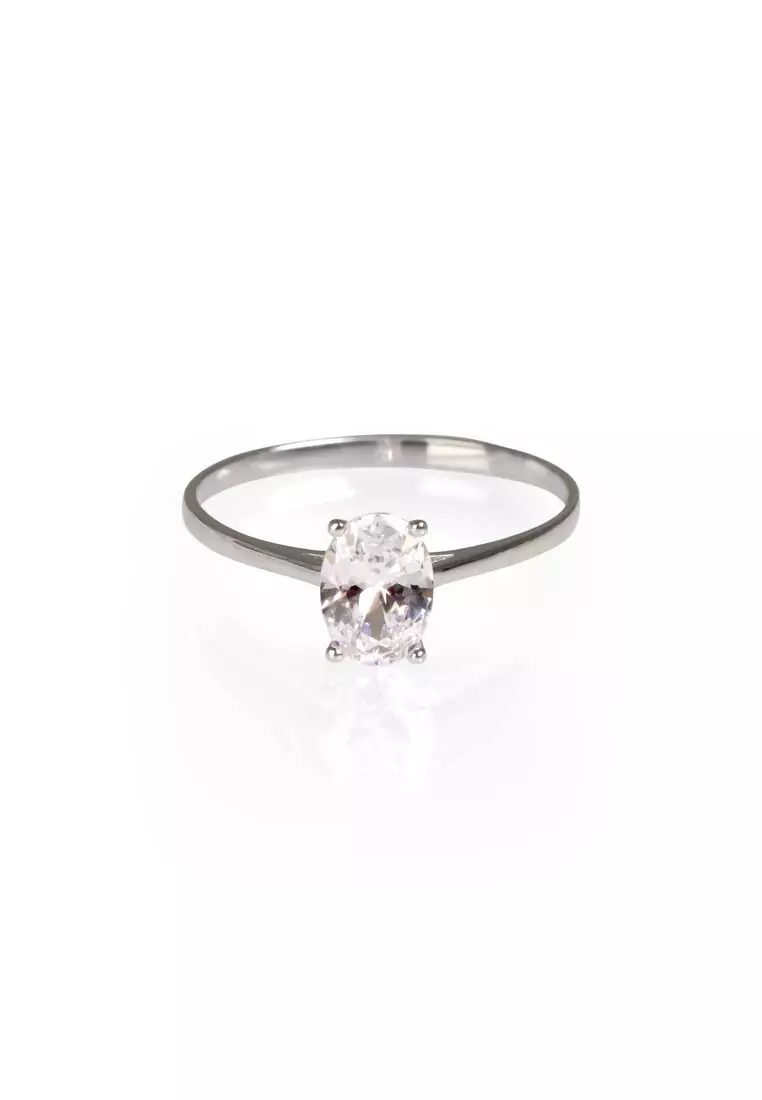 Buy Foundry Foundry 14k White Gold Lucerne Ring 2023 Online ZALORA