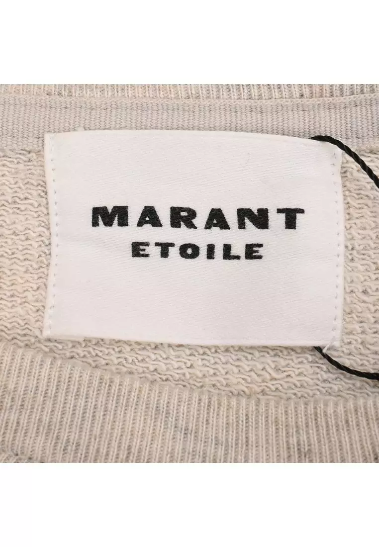Pre-Loved Isabel Marant Étoile Michaela Jersey Mini Dress In White Viscose