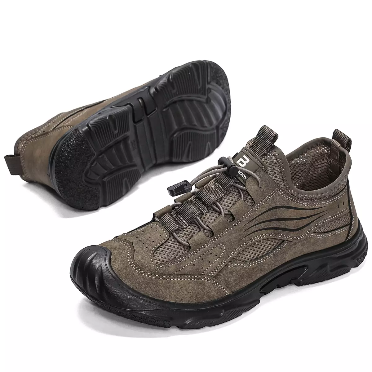 LURAD Sneakers Slide Pria Fleksibel Sepatu Cowok Anti Licin RIngan Outdoor XK1123