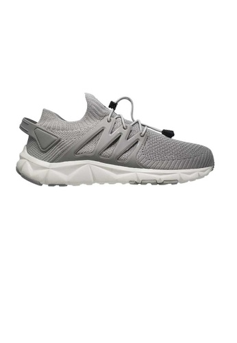League grey and white KUMO RACER CRAFTEDKNIT U LEAGUE SHOES 7A2F4SH1CD0CF7GS_1