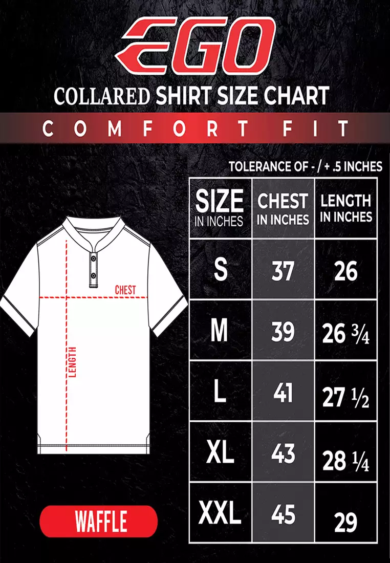 Henley Short Sleeves Comfort Fit