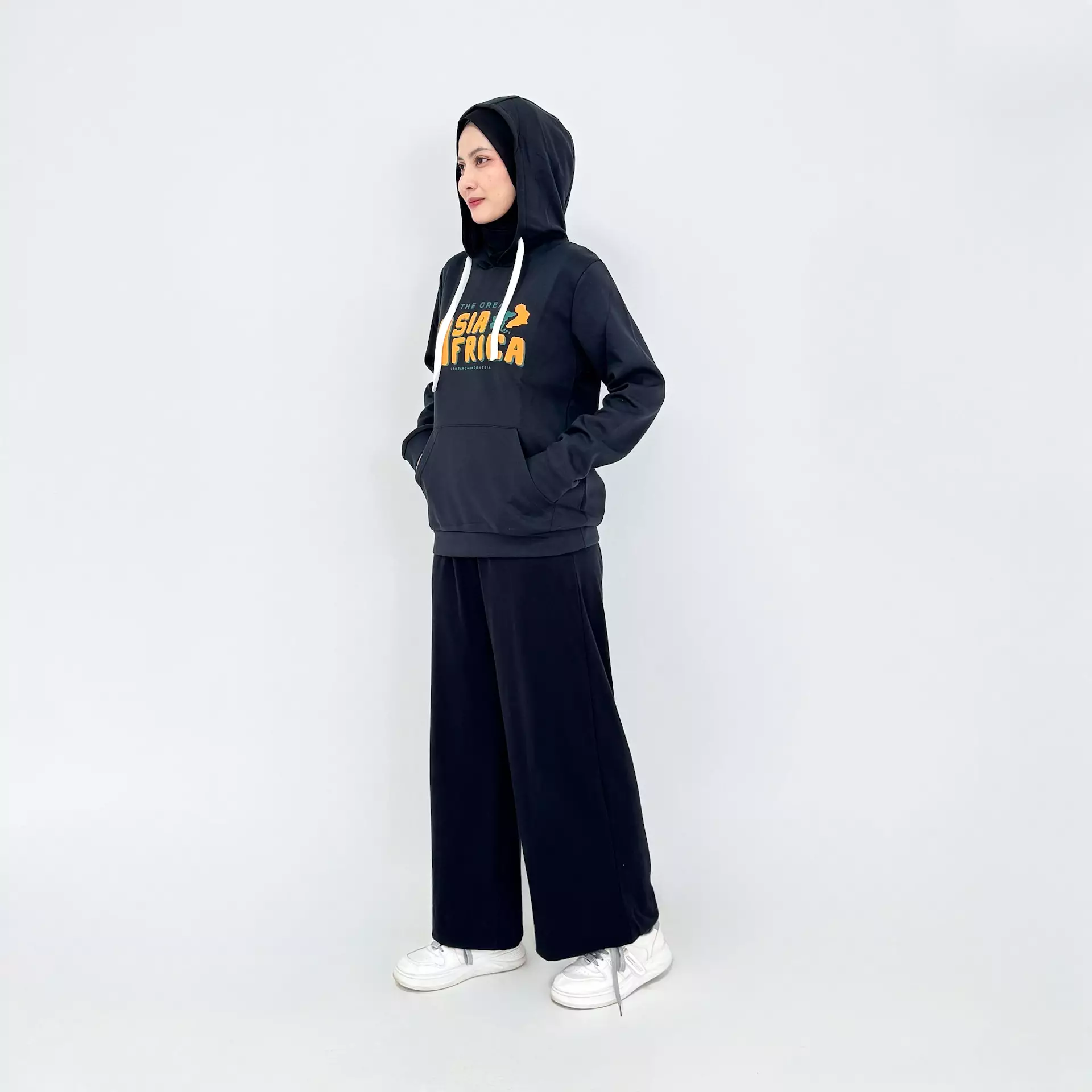 Setelan Sweater Hoodie Sporty Celia