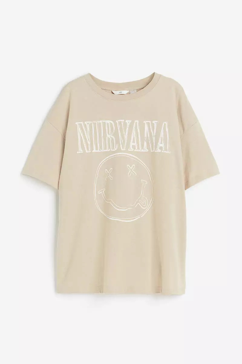 Buy H&M Oversized printed T-shirt 2024 Online