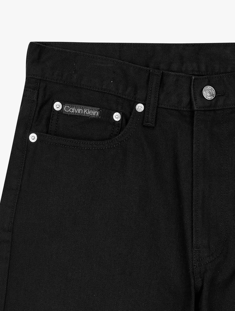 Calvin Klein Jeans - Standard Straight Fit Denim - Black - black