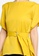 ZALORA WORK yellow Slit Sleeve Top With Belt FEE6FAA885AC54GS_3