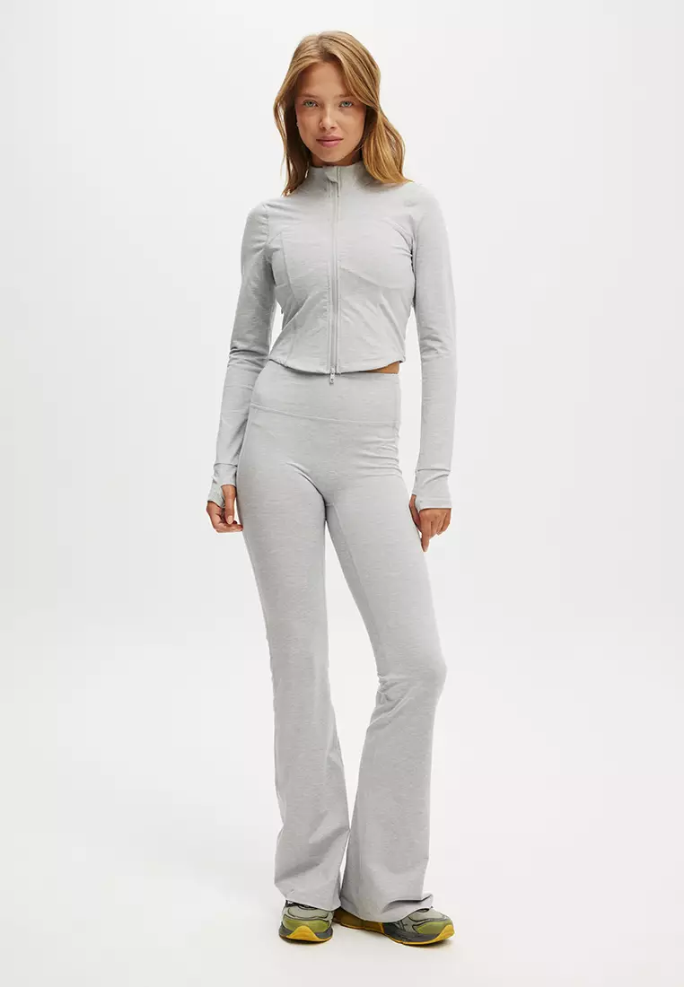 Ultra Soft Contour Long Sleeve Zip Through