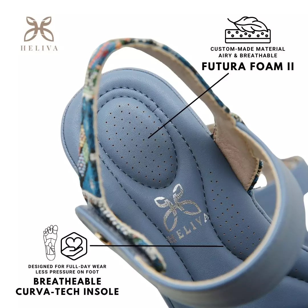 Heliva Mulan Woman Heels Sling Batik