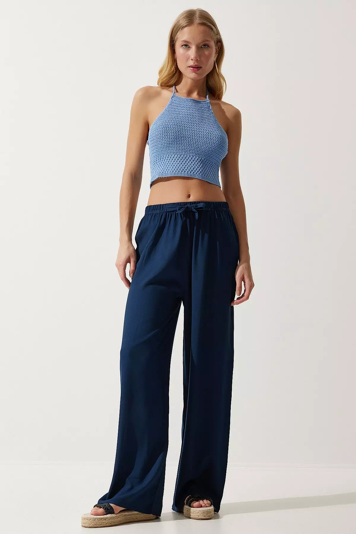 Wide Leg Trousers