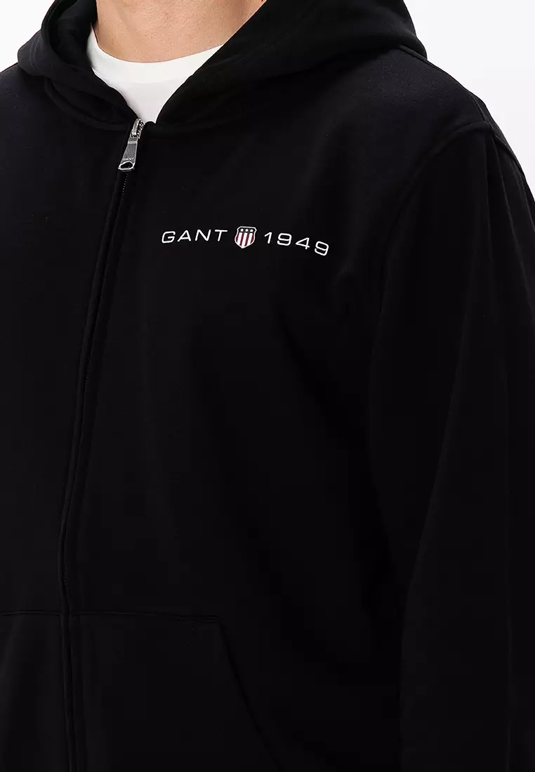 Printed Graphic Full Zip Hoodie
