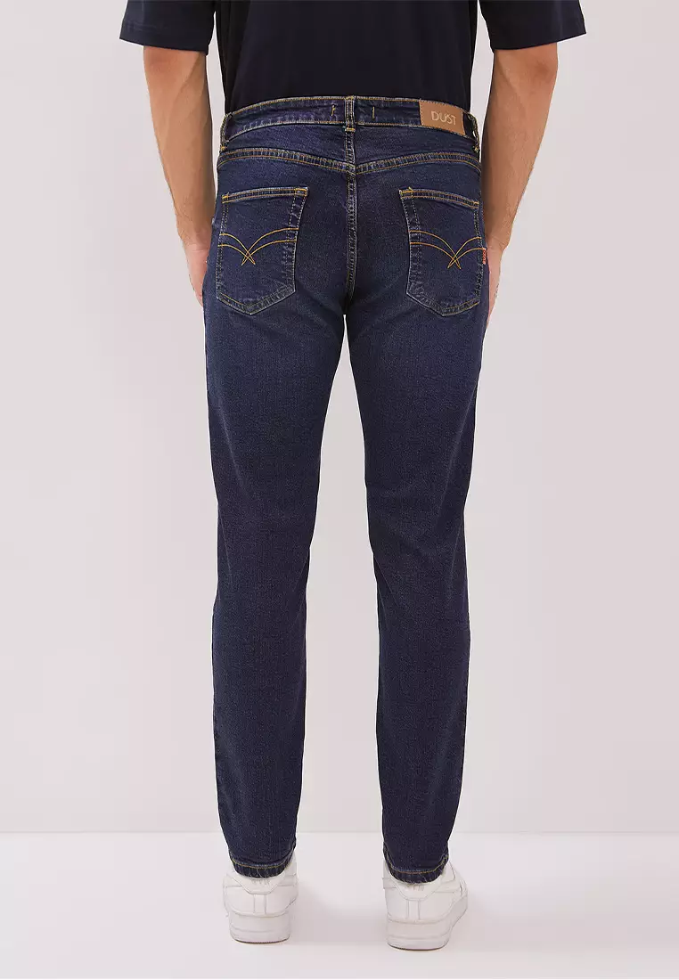 DUST Celana Slim Jeans Shankara Dark Blue (DM.3725)