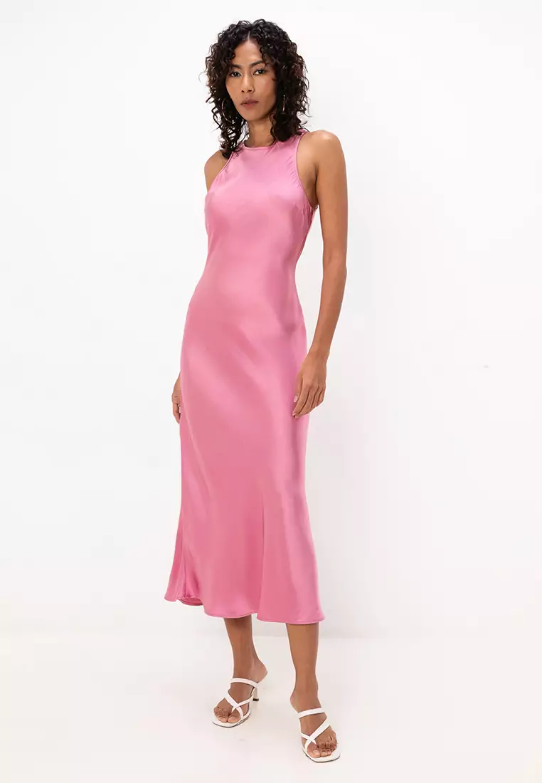 vintage dusty rose bridesmaid dresses Dusty Rose Bridesmaid Dresses Removable Sleeve – Lisposa main image 1