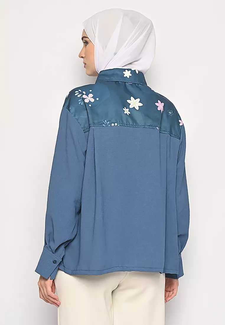 Adilla Blouse Navy