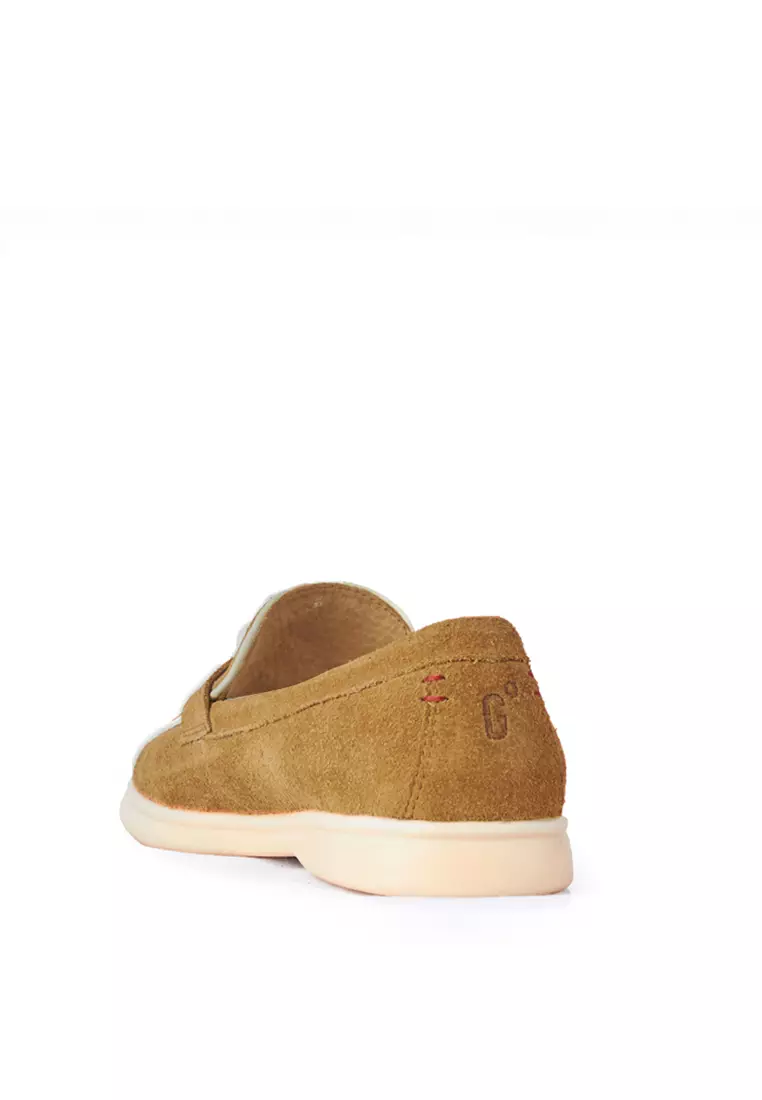 Sepatu Wanita Casual Loafer Moccasin Gino Mariani Emery 1 Tan
