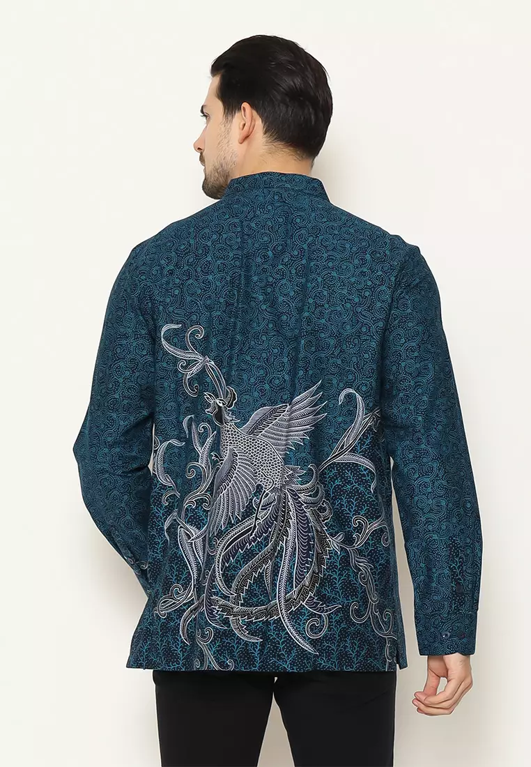Hadinata Batik Kemeja Koko Panjang Furing Chairil