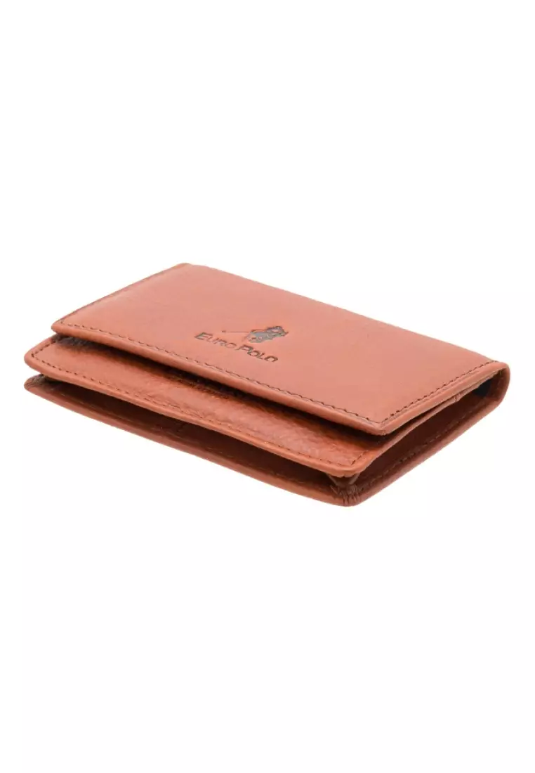 Euro Polo Grain Leather Small Multi Card Holder Wallet EWB 40164