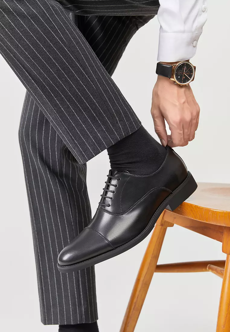 Leather Cap Toe Business Shoes KB3183-18