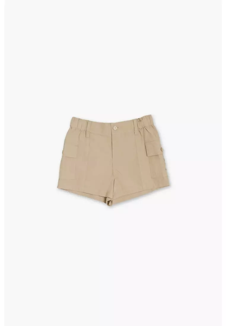 Buy FOREVER 21 Girls Twill Cargo Shorts Kids 2024 Online