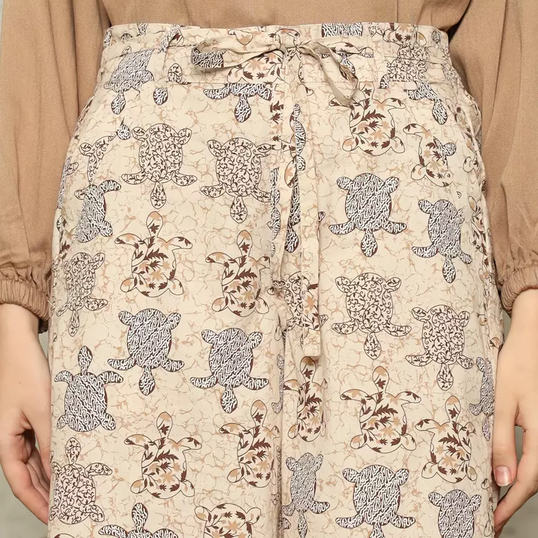Aaida Batik Culotte Khaki