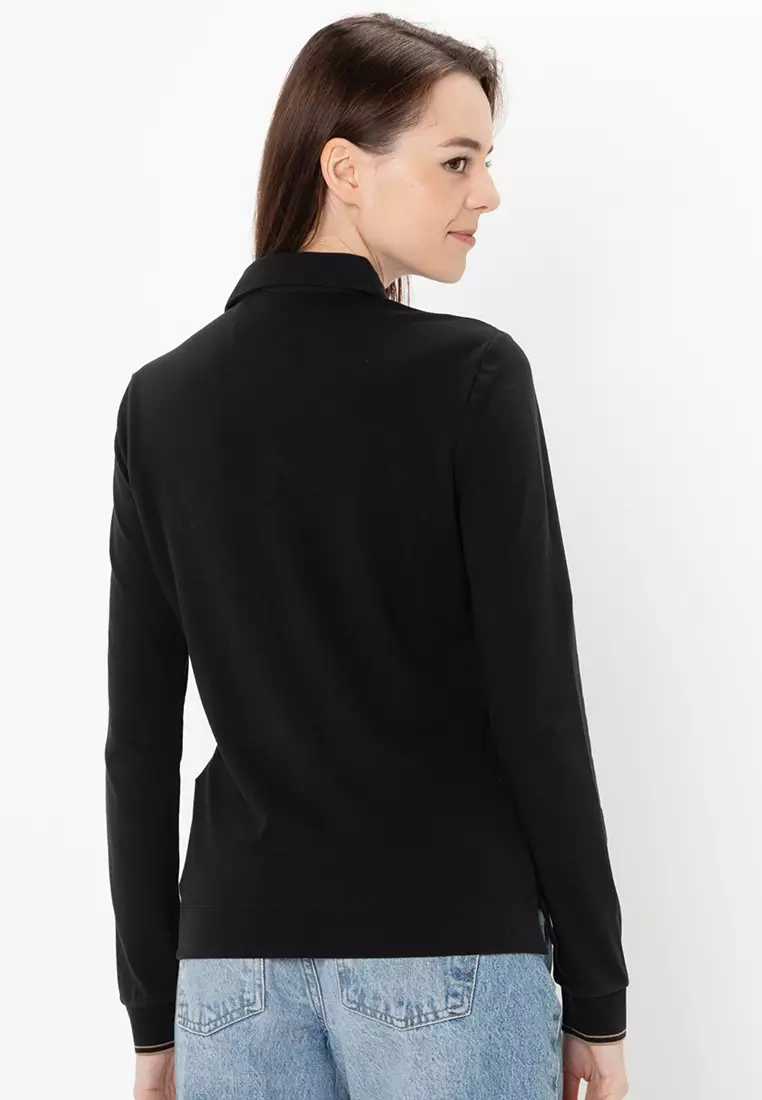 Rib Polo Collar Shirt