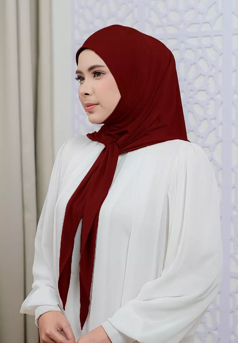 HIJAB INSTAN LUNA - MAROON