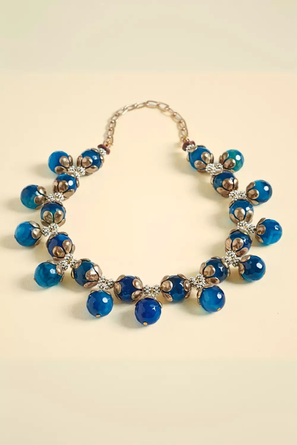Demure Signature Orion 37 Tropical Enigma Necklace – Deep Blue