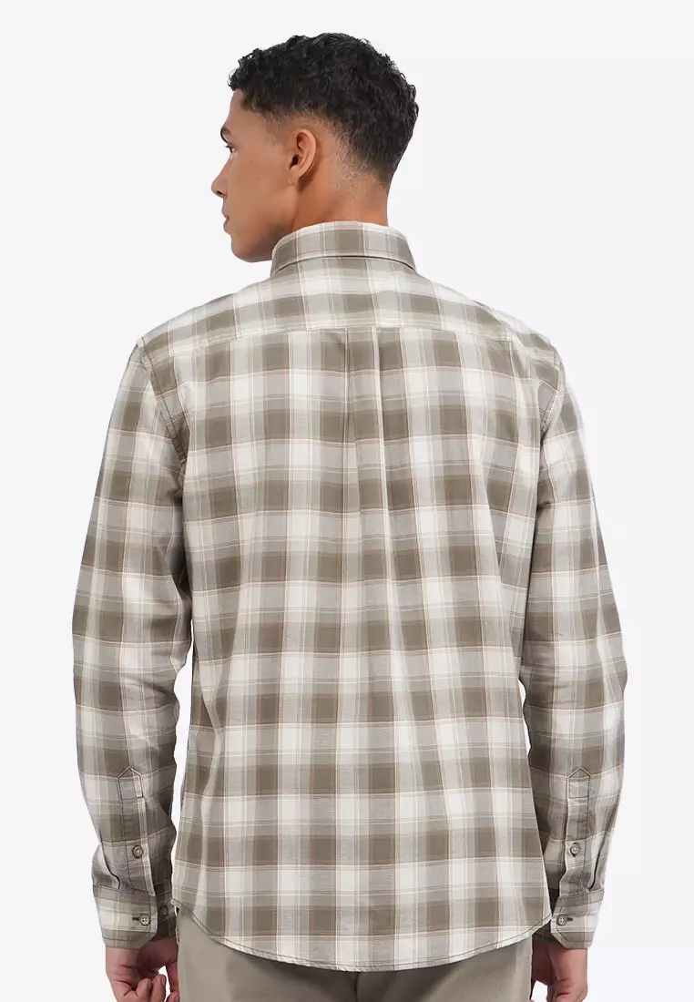 Long Sleeve Flanel Checks Shirt