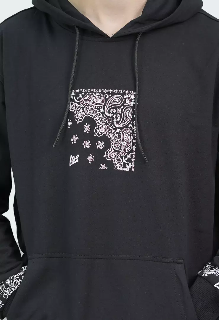 LGS Street - Hoodie - Gambar Sablon - Hitam - SH.10.H034.003.C