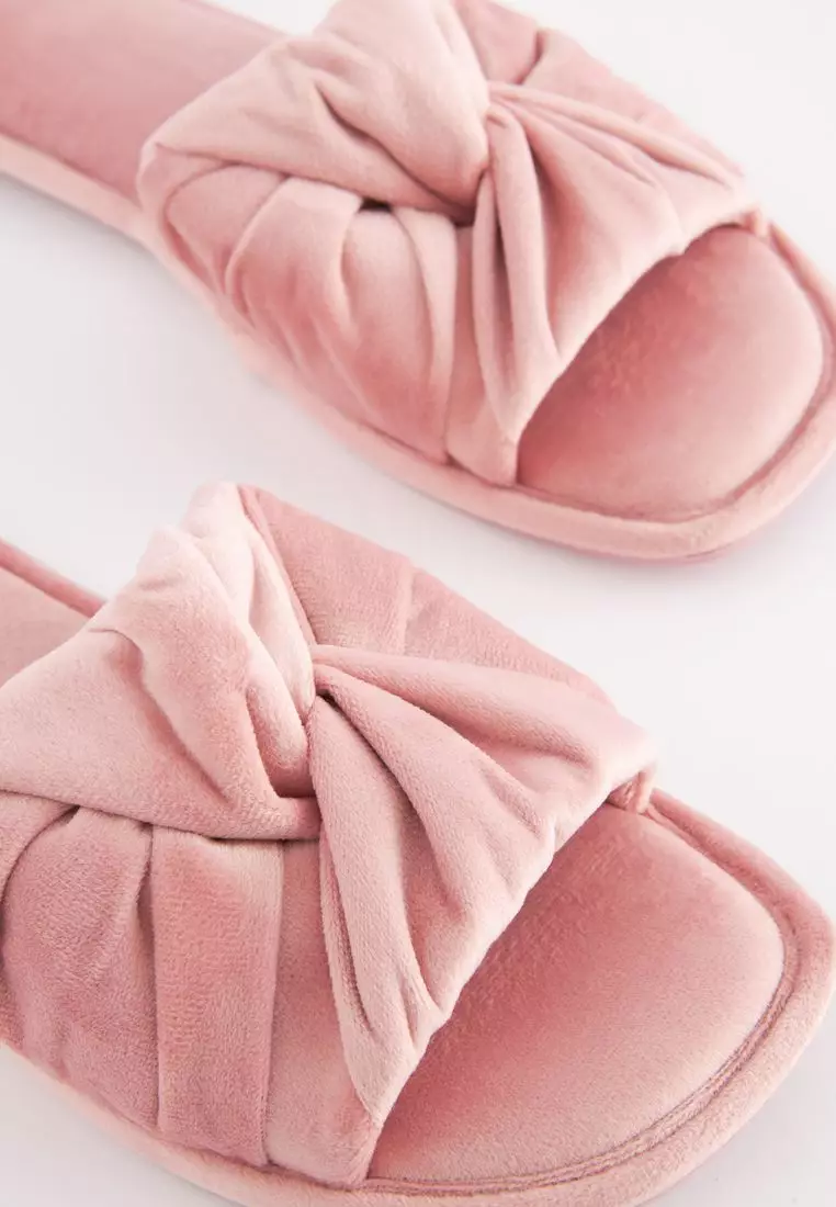 Next pink hotsell slippers