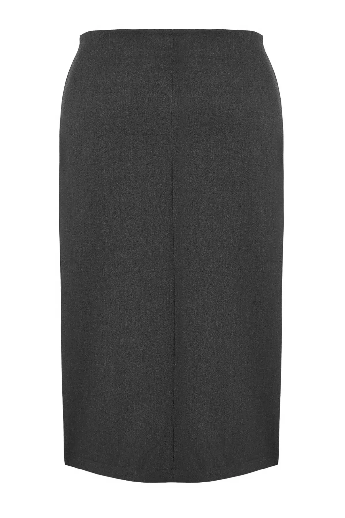 Plus Size Ribbon Midi Skirt