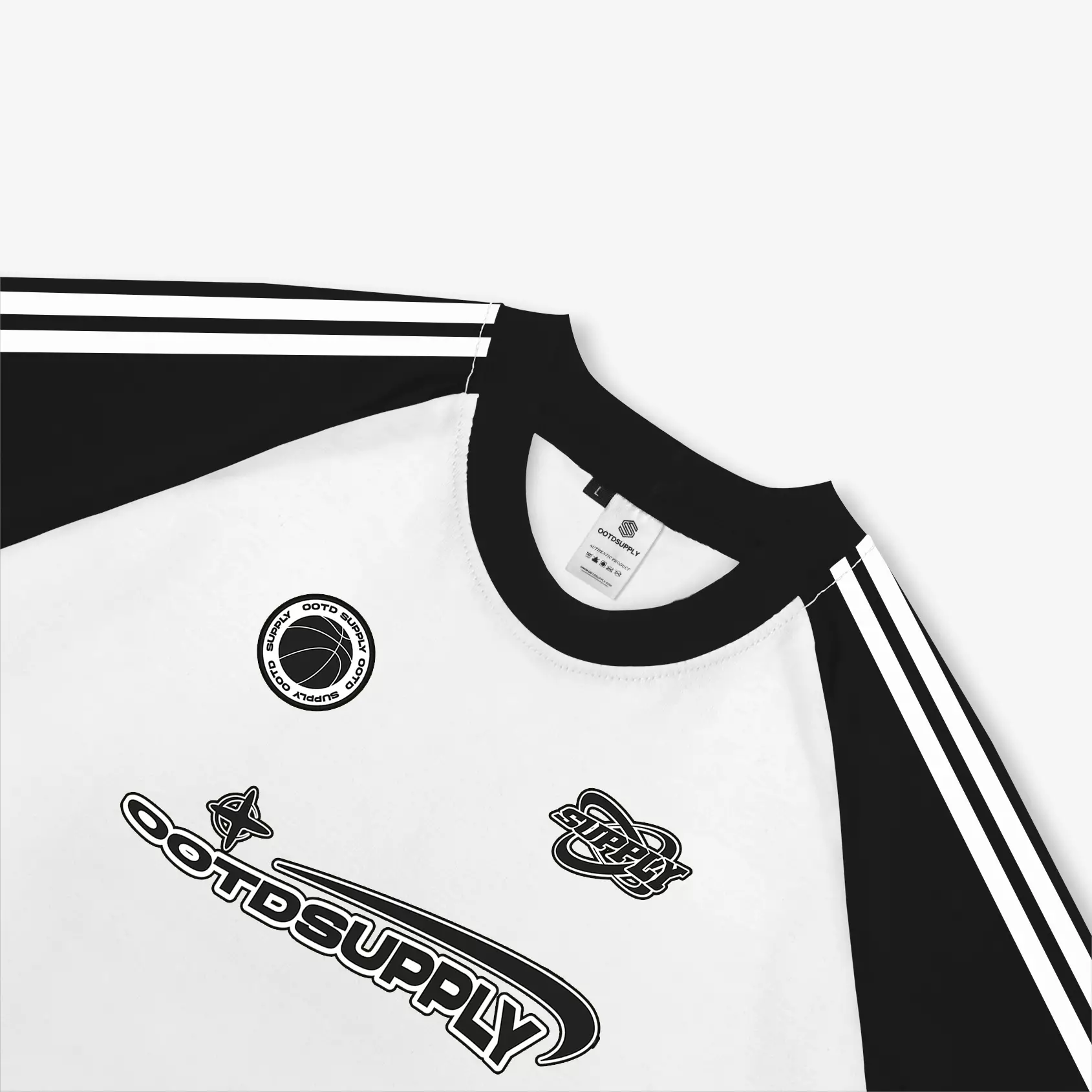 OOTDSUPPLY Croptee Fit Strings Orion l Tshirt Crop l Kaos Croptee | CSFS002