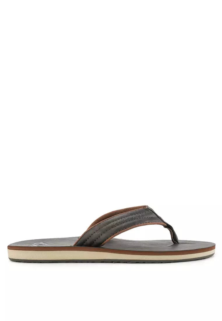 Discount on Quiksilver  shoes - SKU: Carver Nubuck Thong Sandals