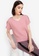 ZALORA WORK pink Button Detail Rolled Up Sleeves Top 32BB2AA0440FB4GS_1