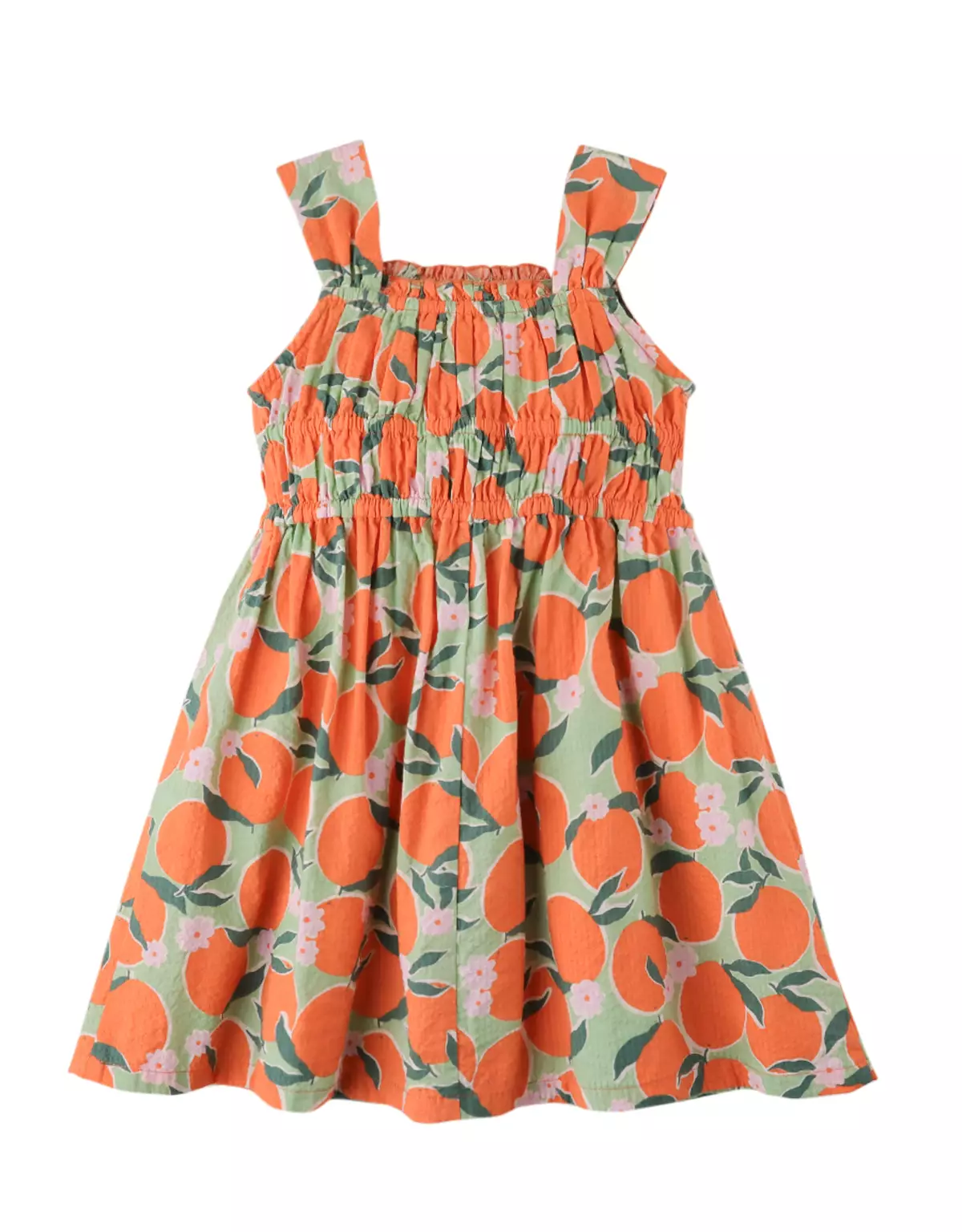 Gingersnaps Amalfi Dress Orange - Dress Anak Perempuan (Orange)