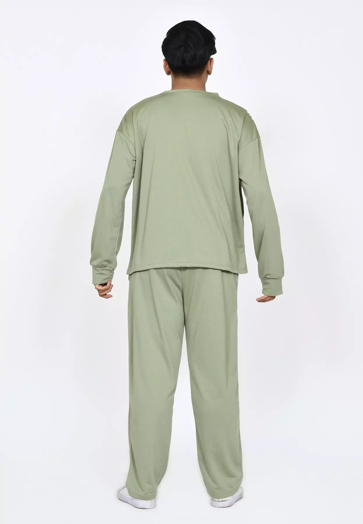 Tristan Set Sporty Wear MINT- Setelan Training Pria Running Gym Casual Sport